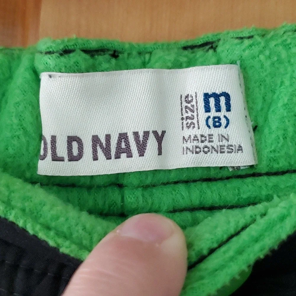 Old Navy Boys Size 8‎ Black Fleece Lined Snowpants